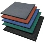 Durable rubber tiles