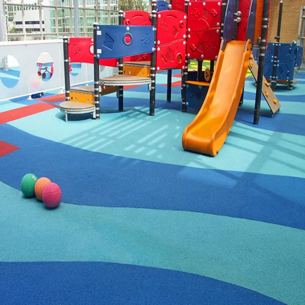 EPDM Rubber Tiles in Playgrounds Dubai