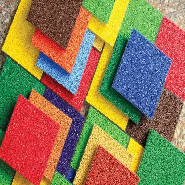 Seamless EPDM Rubber tiles Flooring in Dubai
