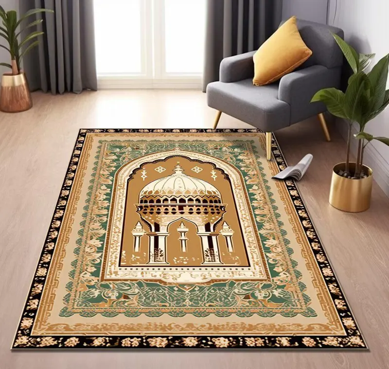 Modern patterned prayer mats for homes