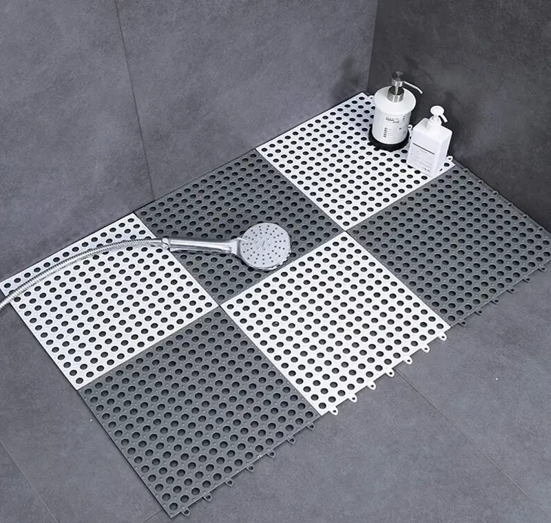 Non-slip waterproof ablution mats surface
