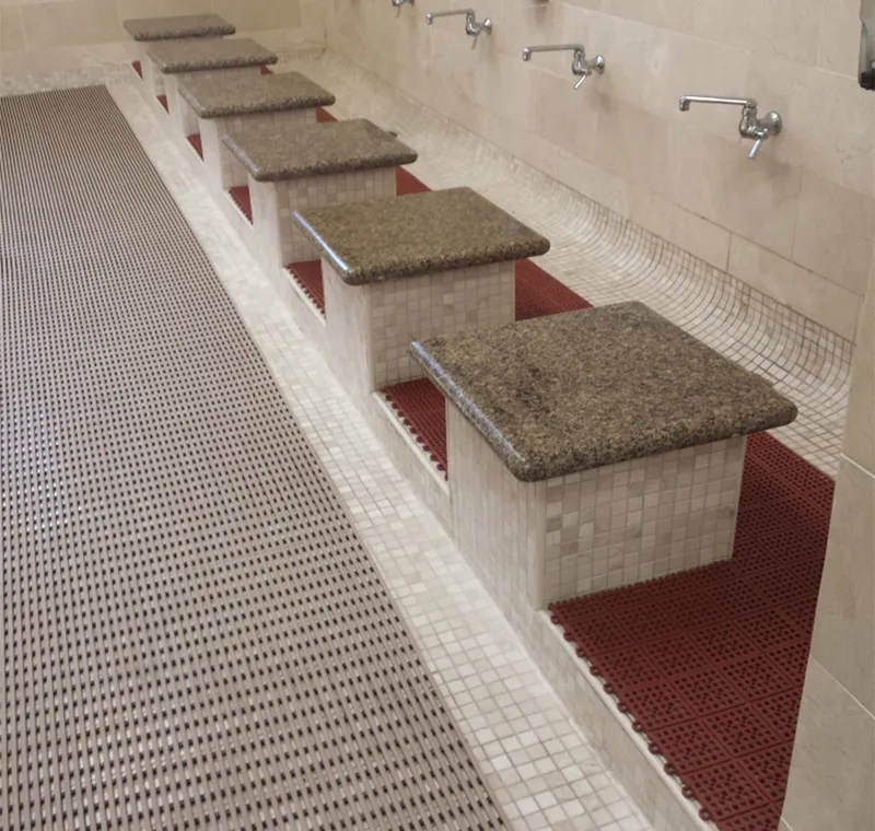 non-slip ablution mats flooring