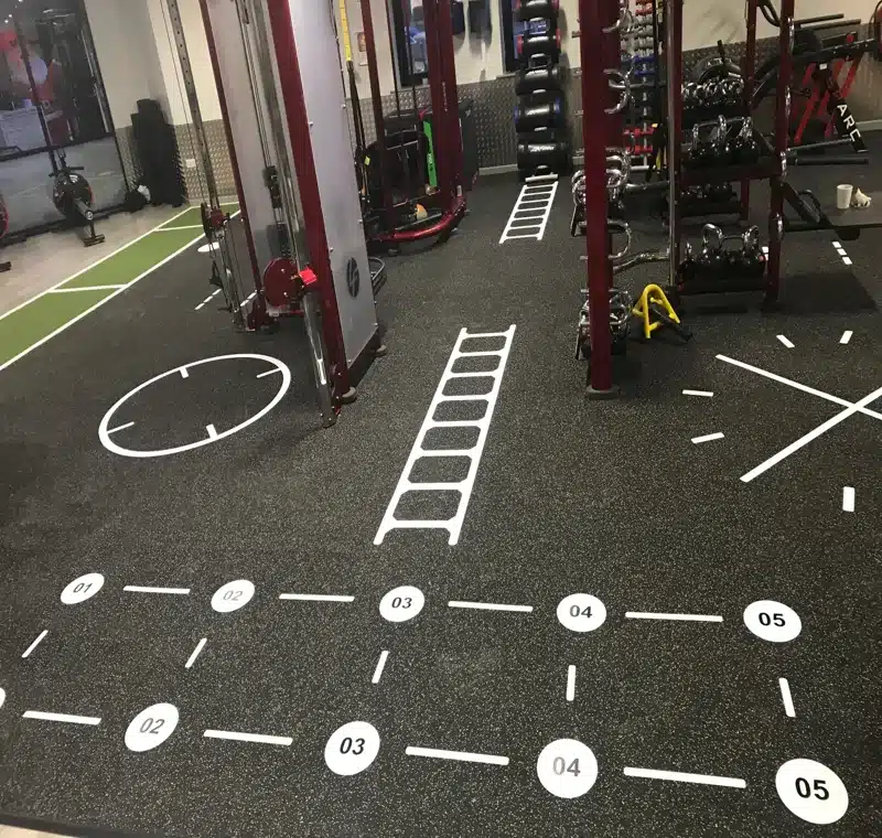 Heavy duty gym floor tiles Dubai